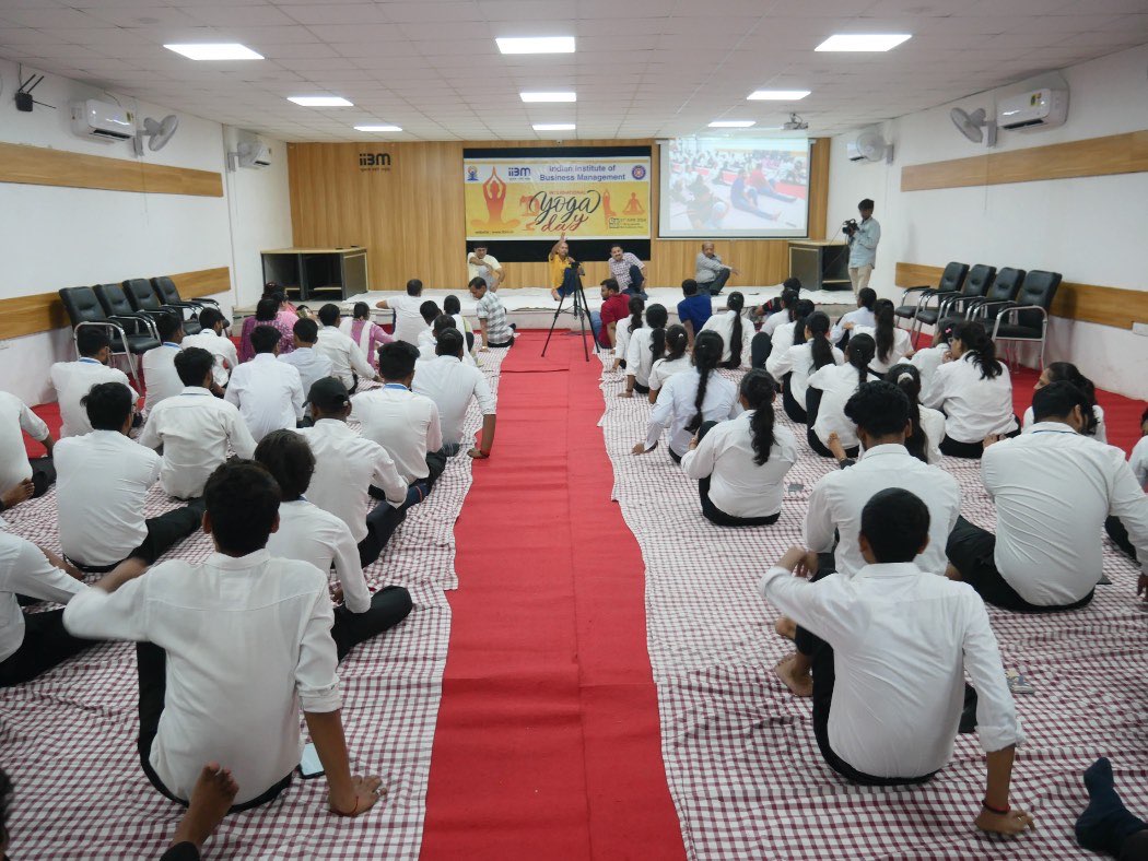 World Yoga Day 2024 in IIBM Patna